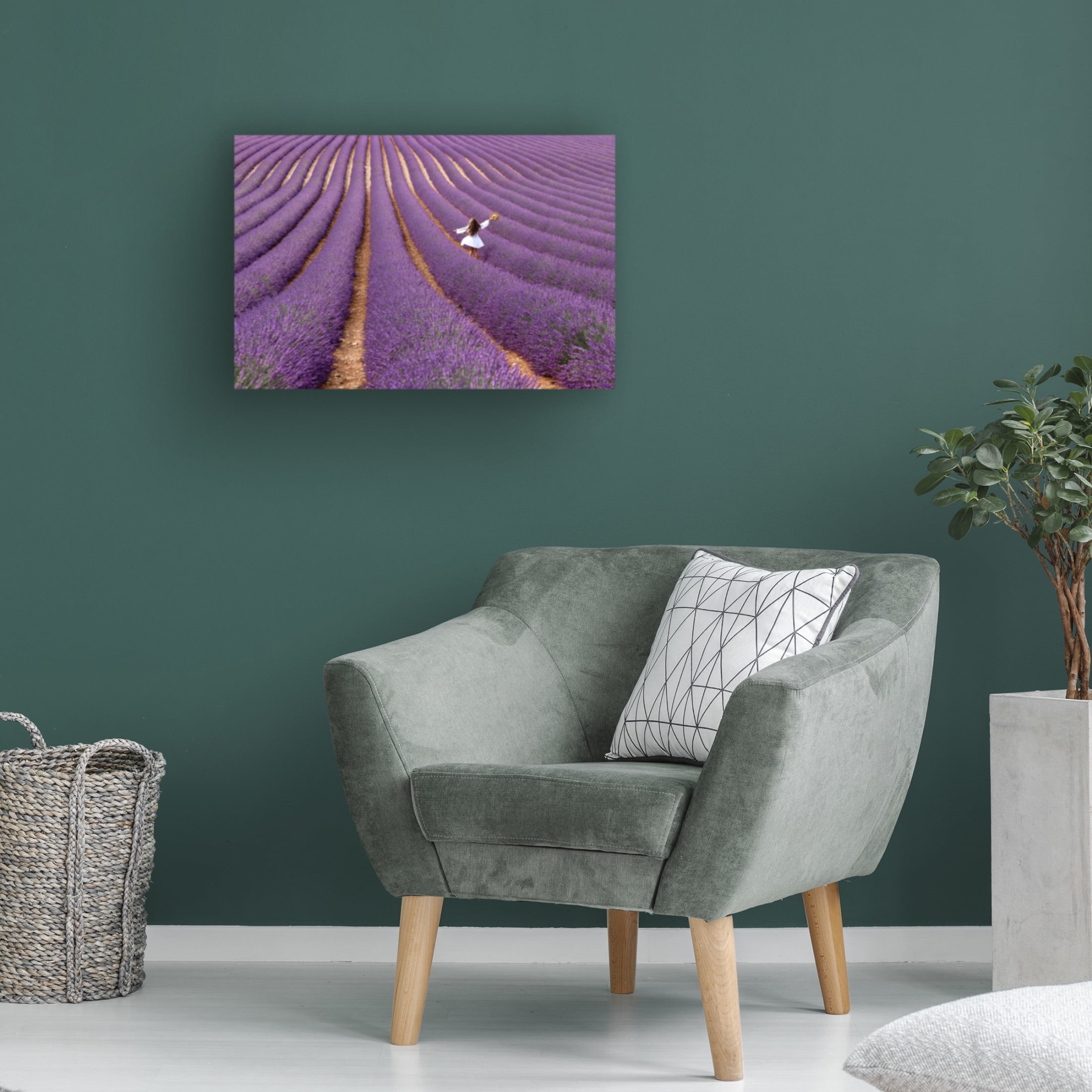 Canvas Wall Art - Massimo Della Latta 'Violet' Wall Art for Living Room, Bedroom, or Office D?cor by Trademark Fine Art - 24 x 16 Inches
