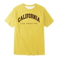 thumbnail image 4 of Toddler Girls Shirts California Letter Print Short Sleeve Short Sleeve Summer Oversized Tops Boy Shirt 3-4 Years, 4 of 4