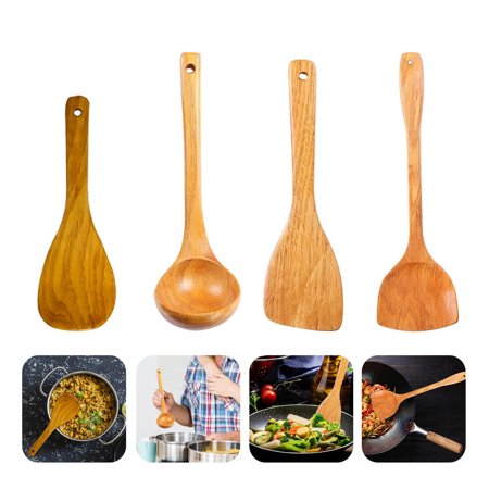

Wooden Spatula Non-Stick frying Spoon for Cooking Baking