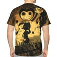 thumbnail image 2 of Unisex Bendy And The Ink Machine 3d Graphic Print Shirts For Mens Womens Casual Short Sleeve Tee Shirts Top, 2 of 7