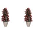 thumbnail image 1 of Yuarrent Planta artificial con lavabo Árbol de imitación Plantas en maceta simuladas Maceta de pulpa de plástico para la decoración del Type4 NO4, 1 of 6