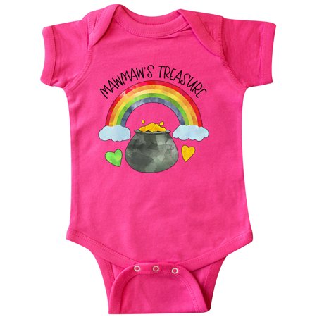 

Inktastic Mawmaw s Treasure St. Patrick s Day Rainbow and Gold Gift Baby Boy or Baby Girl Bodysuit