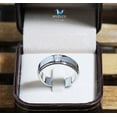 thumbnail image 3 of 0.35 Cts Cubic Zirconia / Sterling Silver 925 Ring / Rhodium plated Nickel-Free / MadDuckJewels RG1418 / Thailand Jewelry, 3 of 4