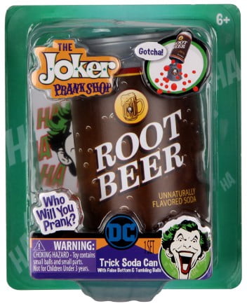 Details about   New The Joker Prank Shop Root Beer toy Batman DC comics 