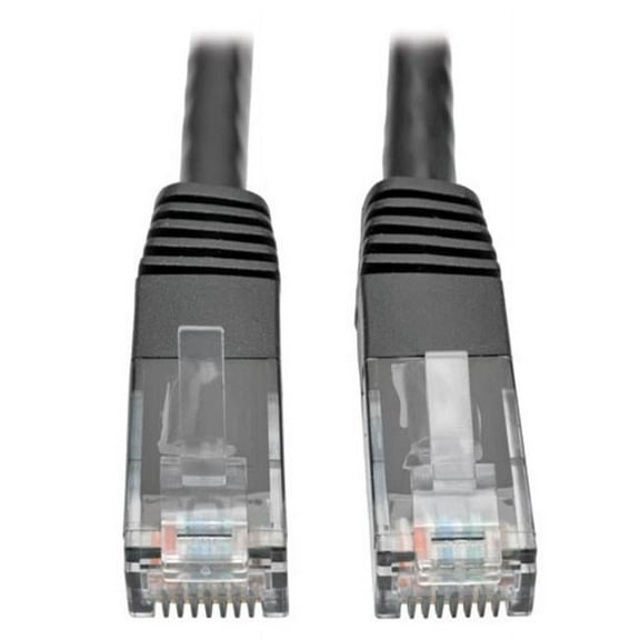 Tripp Lite  Cat6 Molded Male to Male Patch Cable - Black - 10 ft.
