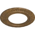 thumbnail image 3 of Ekena Millwork 10 5/8"OD x 5 3/4"ID x 1/2"P Claremont Ceiling Medallion (Fits Canopies up to 7"), Hand-Painted Rubbed Bronze, 3 of 7