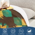 thumbnail image 4 of Yayeee Throw Blanket for Couch Soft Warm 50" x 60" Sofa Chair Bed Decoration, Geometric Patterns, 4 of 7
