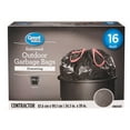 thumbnail image 1 of Great Value Outdoor Garbage Bags with Drawstring, 170L , 16bags, 1 of 2