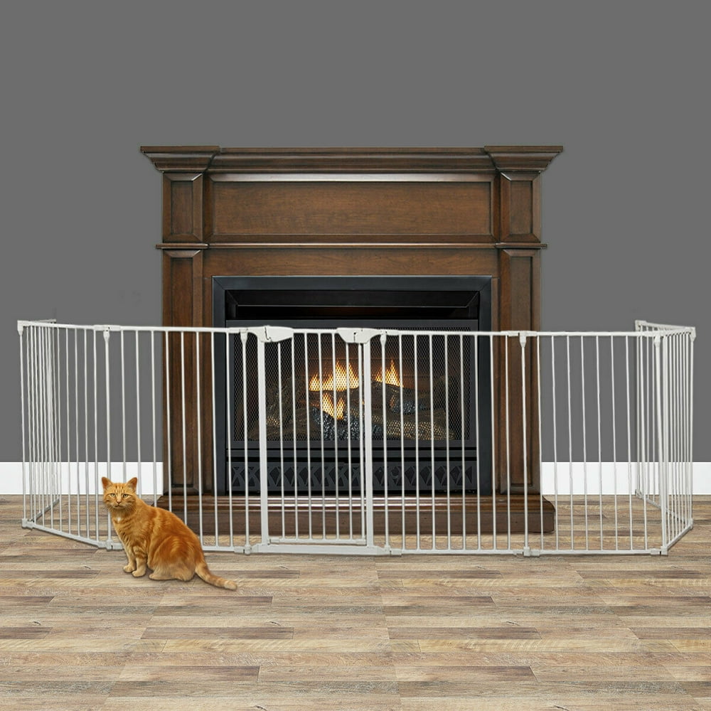 Veryke Pet Gates for Dogs, 6 Panel Safety Gates for Puppy, Flexible