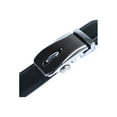 thumbnail image 3 of INSPIRE CHIC Men's Automatic Ratchet Leather Belt with Double Stitch Edge Black 35   41 1/2inches, 3 of 3