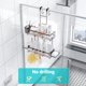 thumbnail image 4 of Aitatty Organizador para Ducha Colgante sobre la Puerta: Organizador Colgante a Prueba de Herrumbre sobre la Puerta - Estante de baño sin Perforaciones para Ducha Interior Bronce, 4 of 5
