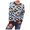 Blue, variant on Vedolay Womens 2023 Sweaters Womens Fall Winter Casual Puff Sleeve Crew Neck Loose Soft Pullover Sweater,Blue S