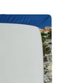 thumbnail image 2 of Ambesonne Nature Fitted Sheet, Ocean Summer Seascape, Full Size, Navy Beige, 2 of 2