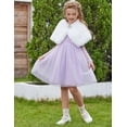 thumbnail image 6 of Arshiner Flower Girl Dress V Back Lace Long Sleeve Tulle Special Occasion Wedding Party Dresses, 6 of 6