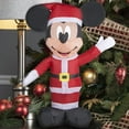 thumbnail image 2 of Disney Magic Holiday Mickey Mouse Airdorable 20-inch Inflatable Indoor Use, 2 of 3