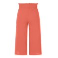 thumbnail image 3 of Women Ruffled Wide-leg Pants  Summer Casual Loose High Waist Solid Color Trousers, 3 of 4