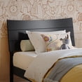 thumbnail image 1 of Phoenix Twin Solid Wood Headboard in Black, 1 of 8