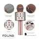 thumbnail image 3 of Microfono Karaoke Inalambrico Con Bluetooth y Bocina Altavoz RoseGold Marthing Micrófono Bluetooth Con Mezclador Bocina Recargable Diversion y Entretenimiento Actividades de Karaoke y Familiares, 3 of 10