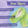 thumbnail image 4 of BambooMN Women's Tie Dye Fuzzy Non-Slip Slippers - Springtime Mix - Large - 3 Pairs, 4 of 4