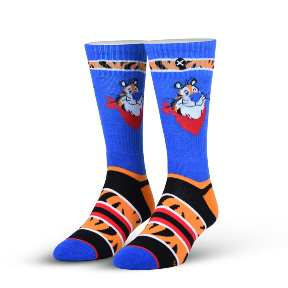 Odd Sox - Tony the Tiger Knit Crew Socks, 6-13 - Walmart.com - Walmart.com