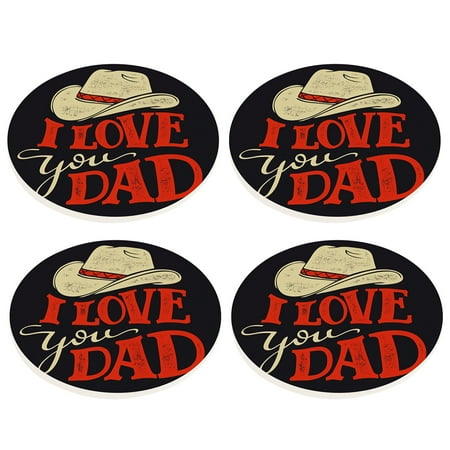 

Hemoton 4Pcs Round Ceramic Cup Mat Father s Day Teacup Mat Heat Insulation Cup Mat