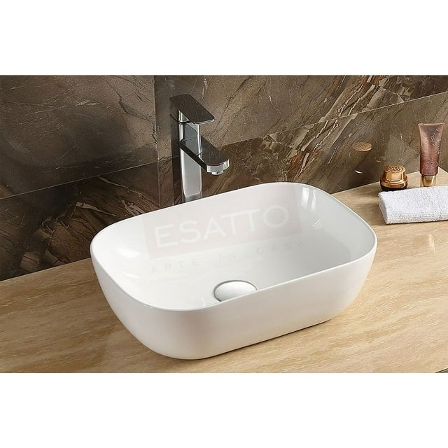 Esatto® Kit Hin C Paquete De Precio Mejorado Con Lavabo, Llave Y Desagües Listo Para Instalar ESATTO PAQUETE COMPLETO DE LAVABO PARA BAÑO