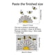 thumbnail image 3 of Pegatina estática colorida con forma de abeja y luz solar, 30 x 40 cm, 3 of 5