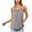 Gray, variant on Youyipin Womens Tops Camisole With Built In Bra Adjustable Strap Tank Top Loose Fit Cami Shirt Summer Tops For Women