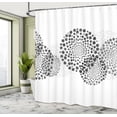 thumbnail image 4 of Ambesonne Abstract Shower Curtain, Modern Design Surreal Dots, 69"Wx84"L, Dark Grey, 4 of 4