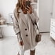 thumbnail image 5 of Winter Woollen Coat, Drop Shoulder Casual Woollen Coat Single Breasted Stylish Turn Down Collar For Office ANGGREK Cocina, Decoración y Otros, 5 of 5