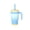 Blue, variant on MInHoues 14 fl oz Kids Color‑Block Straw Tumbler, Back‑to‑School Car‑Style Sippy Cup, Reusable Leak‑Resistant Drinking Cup for Students Daily School Outdoor Use, Red