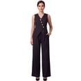 thumbnail image 1 of Conjunto Elegante de 2 Piezas Chaleco Entallado y Pantalón Palazzo para Mujer, 1 of 5
