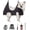 Black, variant on Dog Grooming Hammock Harness for Dogs Cats, Relaxation Pet Nail Clipper Hammock, Restraint Dog & Large Animal Leashes Sling for Groomingk for Nail Trimming (Coral Blue, 2XL)