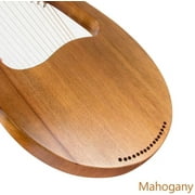 Fetcoi, Lyre Harp16 Steel String Lyre Harp With Tuning Wrench And Pick 3 Type Lap Harp In Mahogany(Type 3)