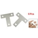 thumbnail image 2 of 10Pzs Placa de Angulo Apoyo de Esquina Soporte de Reparacion En Forma de T 40 mm x 40 mm, 2 of 2