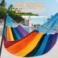 thumbnail image 2 of Hamaca Lazy Daze tejida a mano estilo Maya de cuerda suave doble 3.2 m, 2 of 7