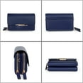 thumbnail image 6 of UTO Womens Small Crossbody Purses PU Leather Cellphone Bags Ladies Clutch Shoulder Handbags Wallet Purse(Navy Blue), 6 of 8