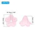 thumbnail image 2 of Uxcell 200 Pcs Acrylic Frosted Flower Beads Trumpet Flower Beads, Pink, 2 of 6