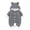 Gray, variant on Baby Boy Girls Winter Warm Rompers Unisex Newborn Button Outfits Bodysuits Newborn Baby Girls Boys Winter Warm Coat Knit Outwear Hooded Jumpsuit Beige 12-18 Months
