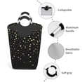 thumbnail image 3 of Salouo Star Silver Glitter for Dirty Clothes Hamper,Extra Large Hamper Basket Bin 1-Pack Big Laundry Baskets with Handles Laundry Hampers Fits for Bedroom & Living Room, 3 of 5