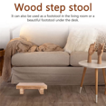 thumbnail image 3 of 2X Wooden Step Stool for Adults, Bed Stool for High Beds, Kitchen, Bathroom, Closet, Great Wood Step Stool for Adults, 3 of 7