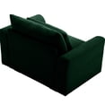 thumbnail image 5 of Single Green Corduroy Chair with Extended Deep Seats / Sit Comfortably for Hours, 5 of 5