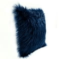 thumbnail image 5 of Lush Decor Mongolian Luca Faux Fur ative Pillow Cover Gray Single 20X20, 5 of 11