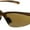Brown Mirror Lens, variant on Crossfire 9117 Sniper Safety Glasses HD Brown Flash Mirror Lens - Crystal Brown Frame