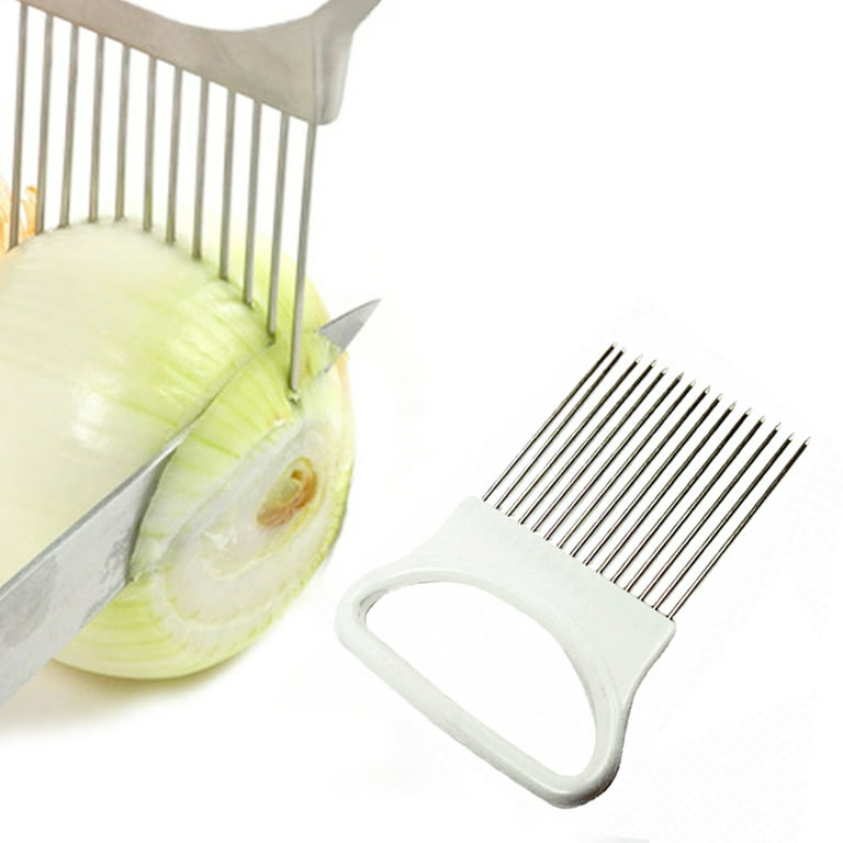 Onion Holder Slicer Vegetable tools Tomato Cutter Stainless Steel