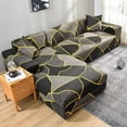 thumbnail image 1 of Sectional Sofa Covers Stretch Couch Slipcovers for L Shape Sectional Couch Chaise Sofa Furniture Protector Covers, 1 of 7