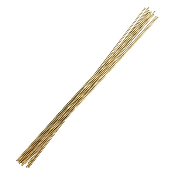 1.6Mm*250Mm Brass Copper Electrode Welding Rod Brass Welding Wire Bronze Electrode Soldering Rod No Need Solder Powder Smile Home