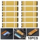 thumbnail image 1 of [Oro] Radiador M.2 NVMe Unidad Estado Sólido SSD Chaleco Enfriamiento Oblea Silicio Conductora Térmica Con Tornillos Disipador Calor NGF F2280 (Oro), 1 of 6