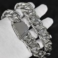 thumbnail image 4 of 22mm 5 Rows Bubble Iced Out Cuban Chain Necklaces for Men Women Bling Zircon Chain Hip Hop Goth Jewelry Free Shipping, 4 of 7