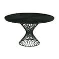 thumbnail image 4 of Cirque Channell 5 Piece Black Wood Dining Table Set with Charcoal Fabric, 4 of 10